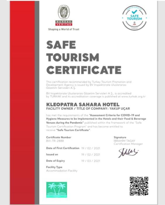 Kleopatra Sahara Hotel ألانيا المظهر الخارجي الصورة